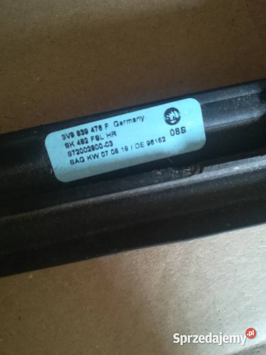 Skoda superb iii kombi 15 Listwa zgarniająca Łódź sprzedam