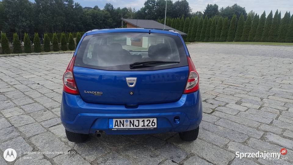 DACIA SANDERO 2009 BENZYNA ALU KLIMA CD OKAZJA Myślenice