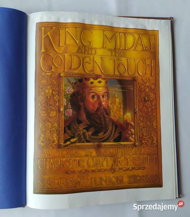 King Midas and the golden touch dla przedszkolaków (3-5 lat)  Książki dla dzieci Hajnówka