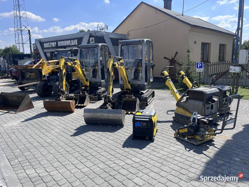 WYNAJMĘ WYNAJEM Minikoparki Ładowarki Złoczew