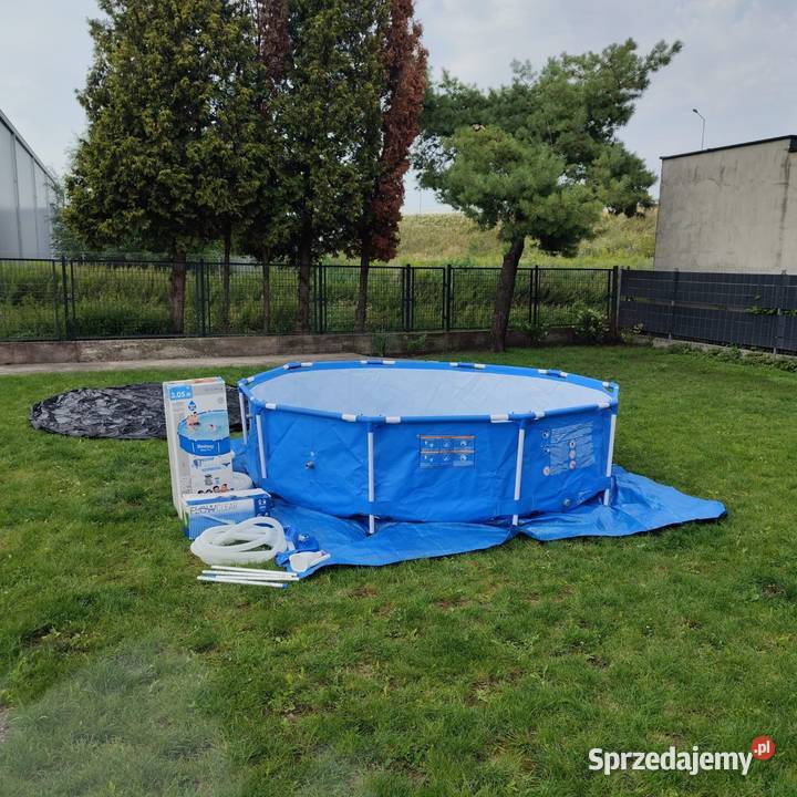 Basen Bestway 56679 pompa odkurzacz pokrywa mata Piastów