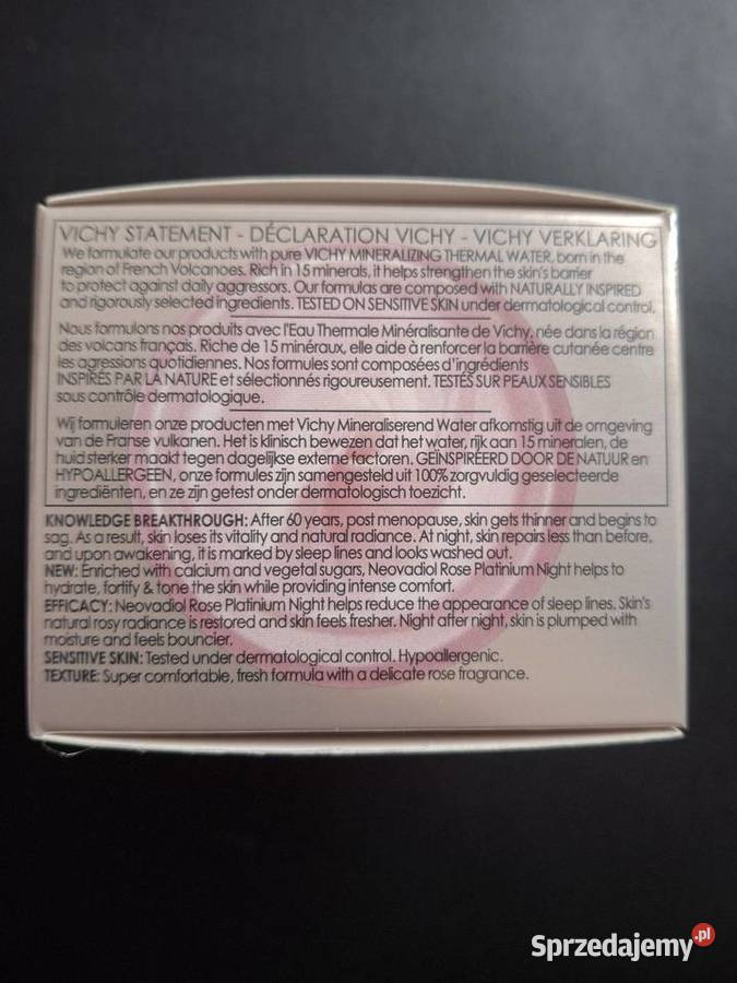 Krem do twarzy Vichy Neovadiol Rose Platinum Unisex