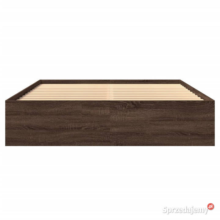 Łóżko bez materaca brązowy dąb 160x200 WM3295645 Warszawa