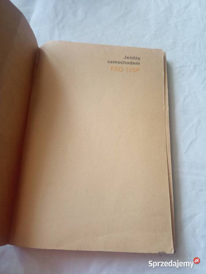 Jeżdżę samochodem FSO 125 p zachodniopomorskie Szczecin
