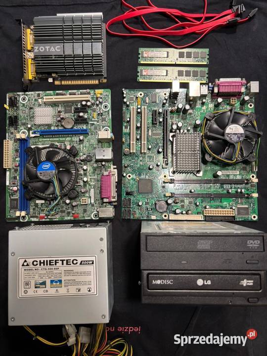 Płyty główne zasilacze napędy pakiet części Płyty główne wielkopolskie Lusowo
