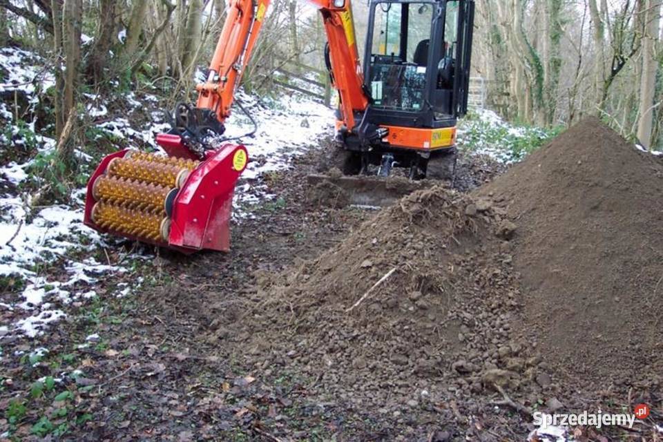 Łyżka przesiewająca do minikoparki ziemia humus Rybnik sprzedam