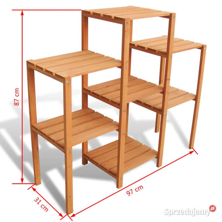 vidaXL Ogrodowy kwietnik 97 x 31 x 87 SKU41302 Kwietniki