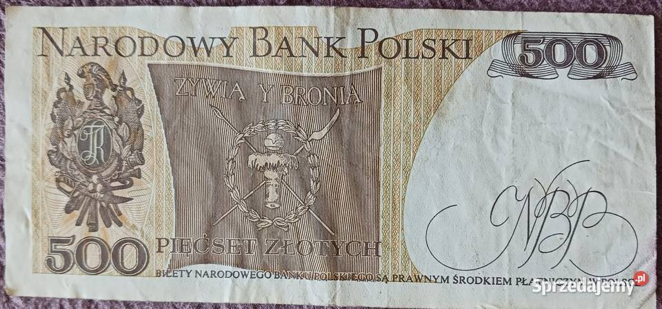 500 T Kościuszko seria FH 1VI1982 r Konin