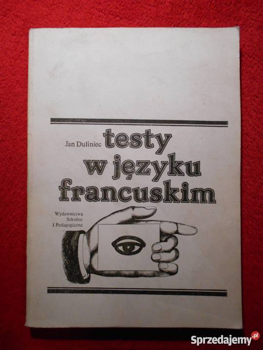 TESTY W JĘZYKU FRANCUSKIM JAN DUBLINIEC Książki do nauki języka obcego Elbląg