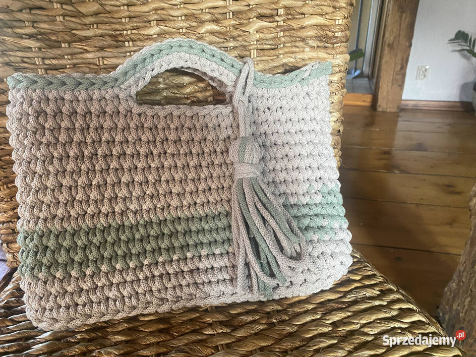 torebka ze sznurka w stylu boho Środa Śląska