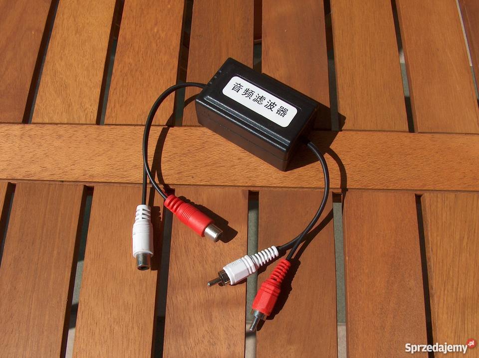 Filtr przeciwzakłuceniowy stereo RCA żeńskie RCA