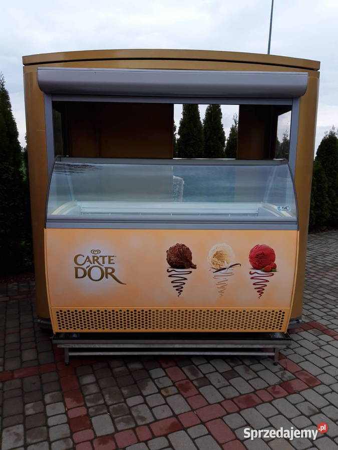 Wózek do lodów mini kiosk lodów witryna