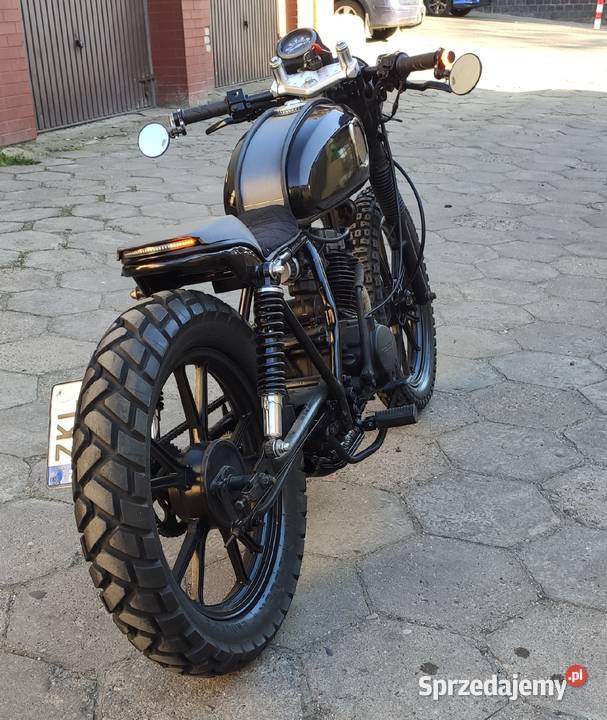 Cafe racer scrambler bobber Zipp zv 125 kupiony w Polsce sprzedam