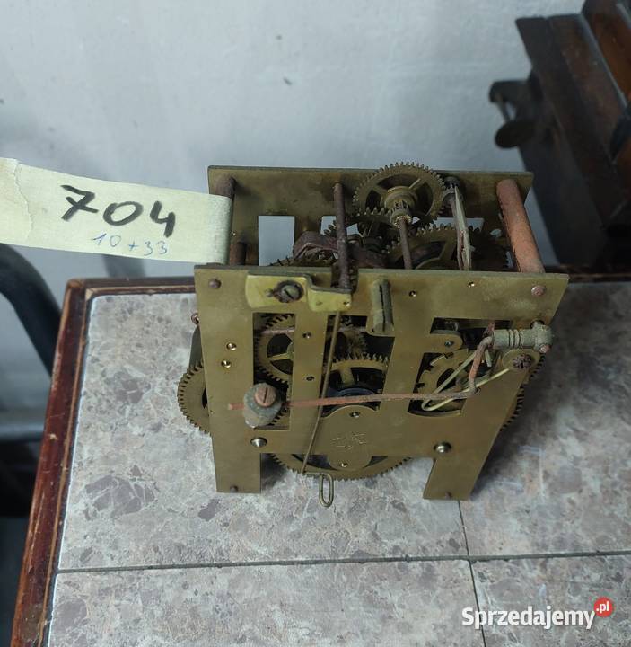 704 Mechanizm starego zegara ściennego Junghans sprzedam