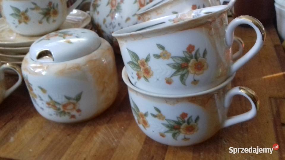 serwis kawowy 6osobowy Karolina vintage Warszawa