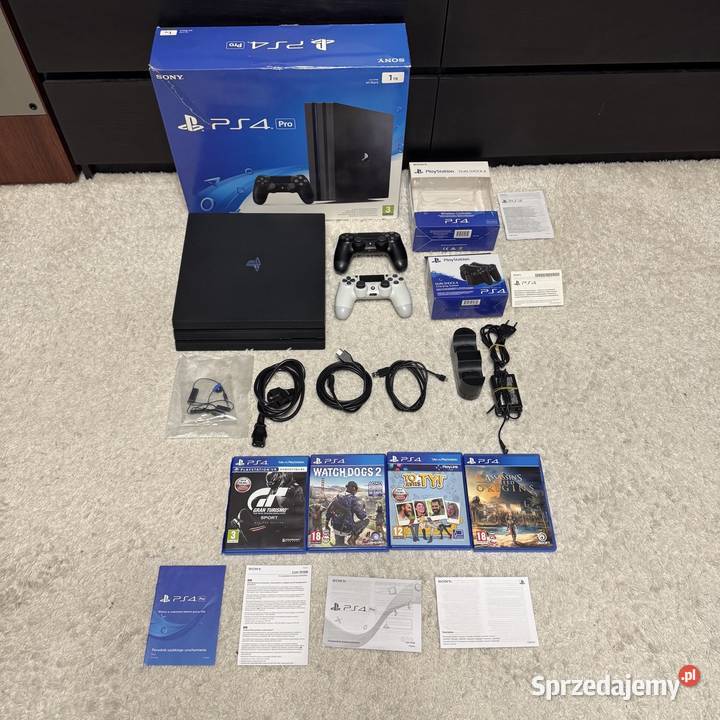 4 Pro 1TB Jet Black 2 pady gry stacja ładowania Warszawa sprzedam
