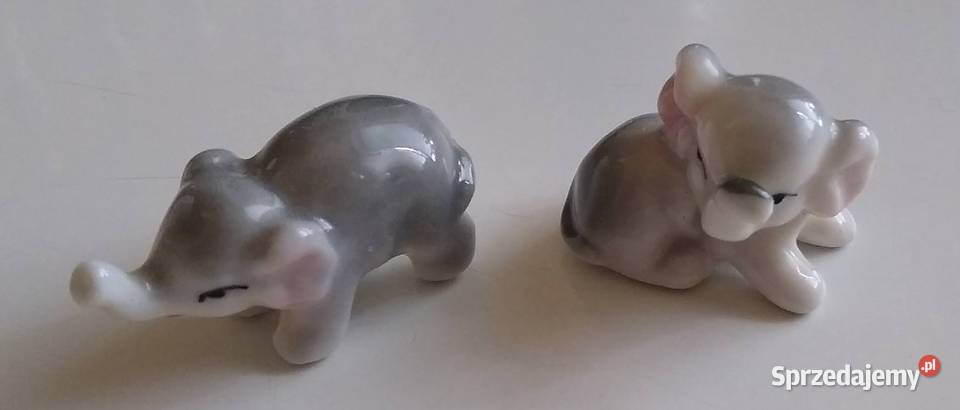 Słoń Słoniki figurka ceramika pomorskie Gdańsk