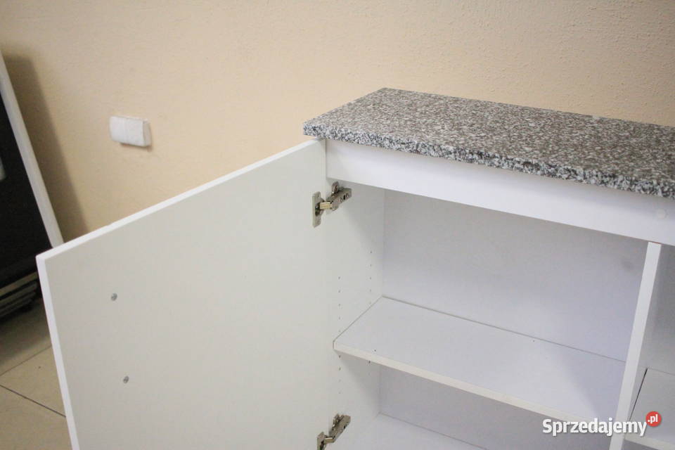 Piękna konsola lada z blatem granitowym Pszczyna