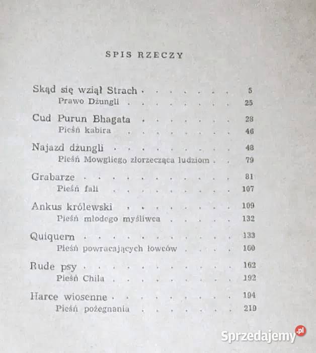 Druga księga dżungli Rudyard Kipling lubelskie Chełm sprzedam