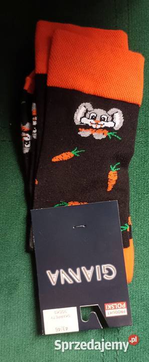 Skarpety Avangarde Gianna Socks Unikalny zając małopolskie Zbylitowska Góra sprzedam