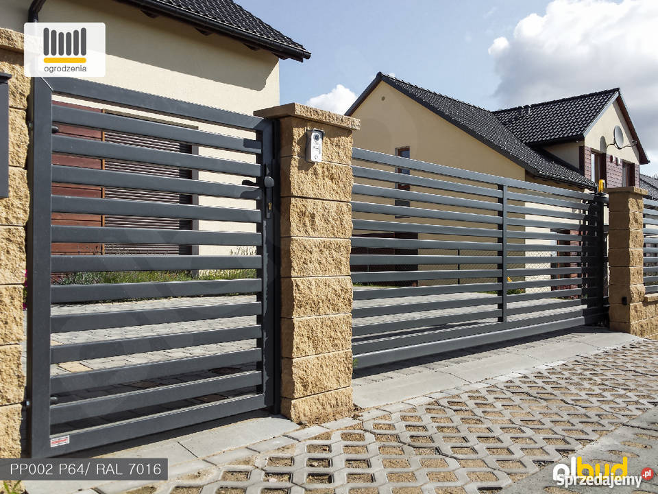 Furtka nowoczesna palisadowa KONSPORT P64 Ogrodzenia i bramy sprzedam