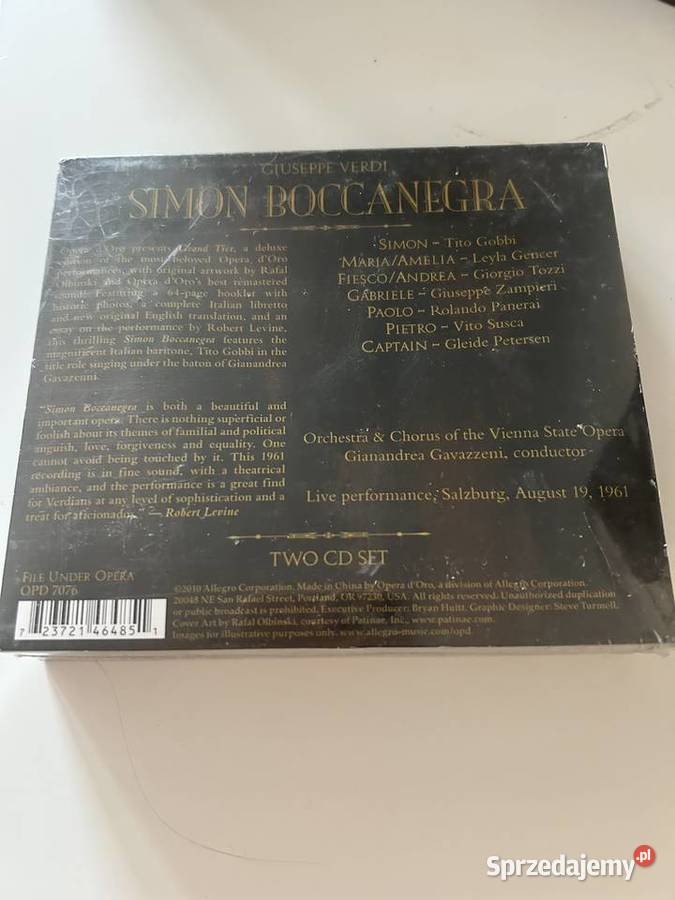 Simon Boccanegra Verdi 1961 mazowieckie