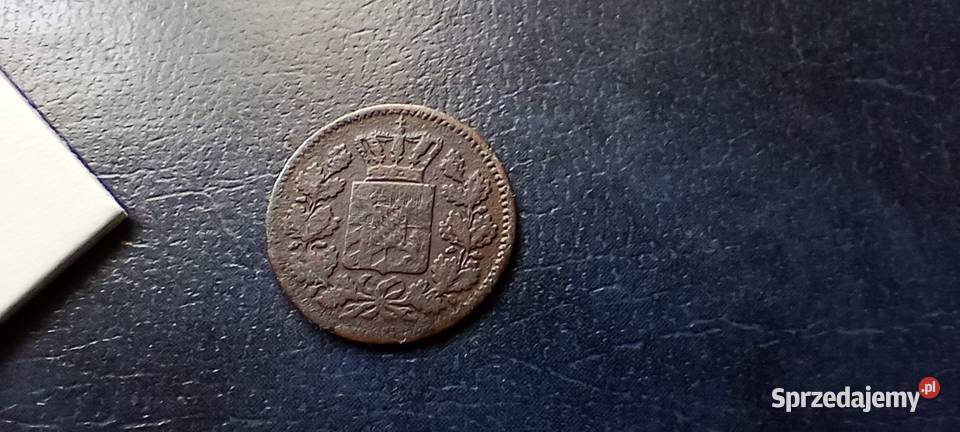 Stare monety 1 fenig 1860 Niemcy podkarpackie Lesko
