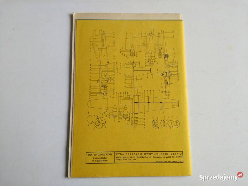 Mały Modelarz 561991 Samolot bombowy Boeing17G Dąbrowa Górnicza sprzedam