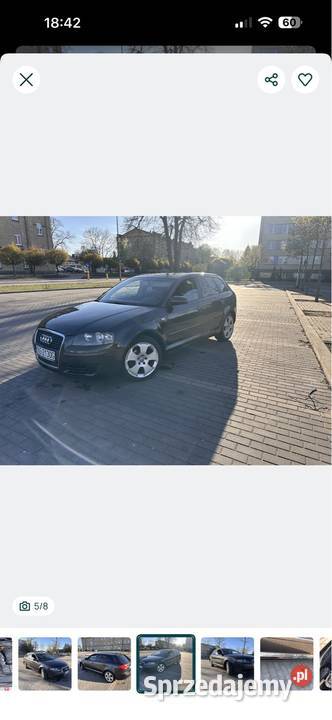 Audi A3 8P Sportback manualna A3