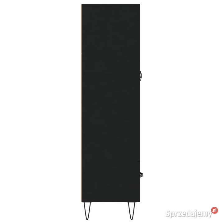 Wysoka szafka czarna 695x31x115 WM828293 Pozostałe Warszawa