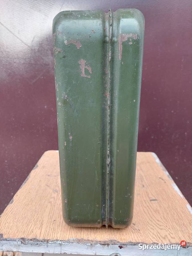 Karnister stalowy PRL 5L 1984r Mysłowice
