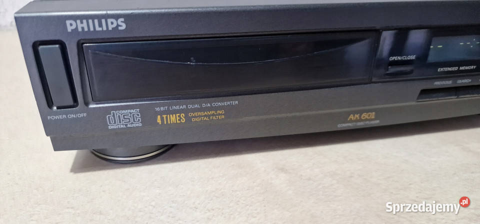 Cd player Philips AK 601 odtwarzacz Odtwarzacze CD i MD Międzychód