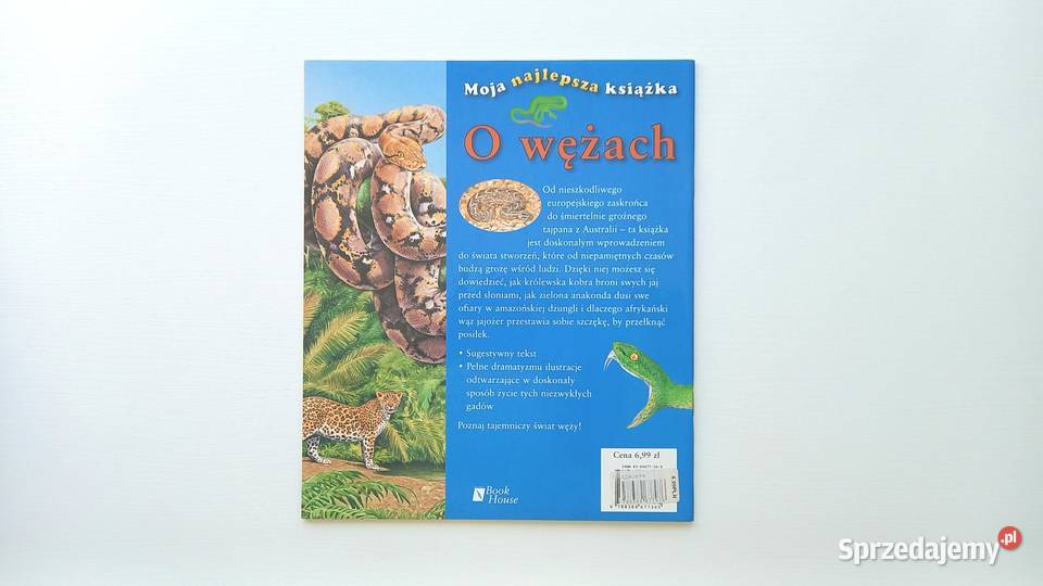 Edukacja Przyroda O wężach seria Moja najlepsza miękka