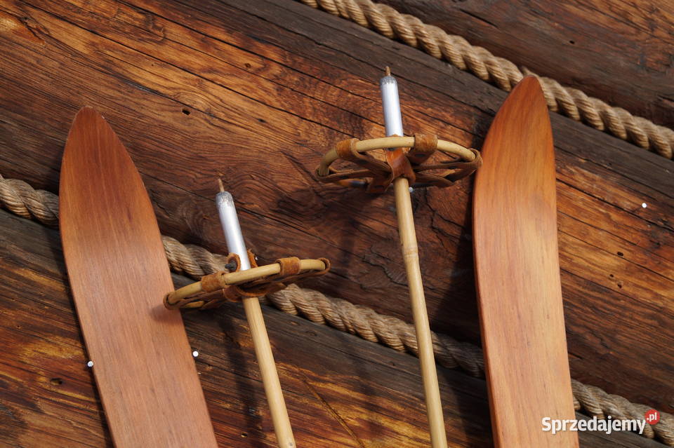 Stare narty dziecięce 90 kijki Pozostałe Pruchnik