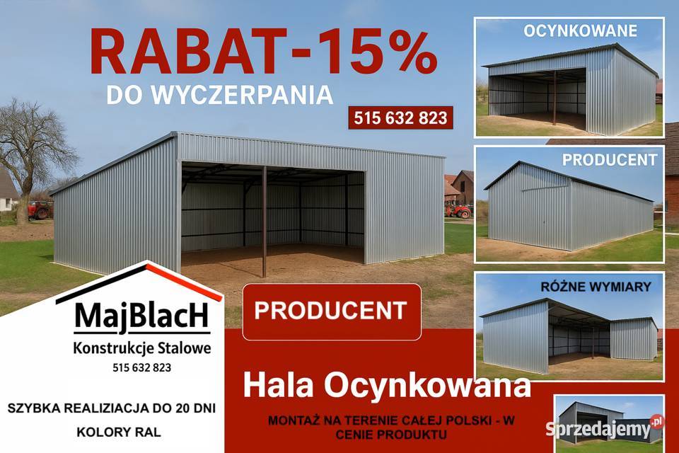 Drewnopodobny Garaż Blaszany Szybka Realizacja