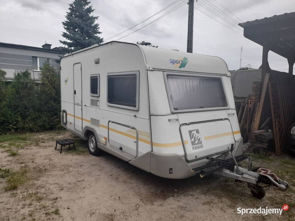 Przyczepa kempingowa knaus 440 sport Rok produkcji 1994 Kamień Krajeński sprzedam