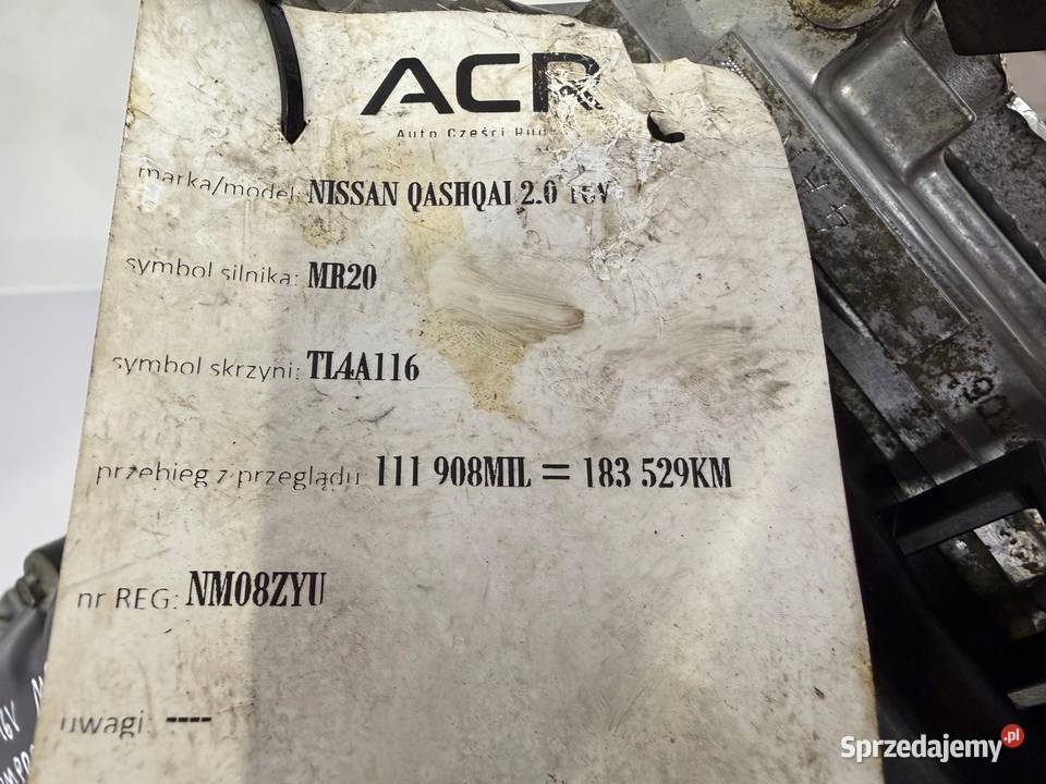 SILNIK KOMPL Nissan XTrail II T31 20 16V 141 osobowe