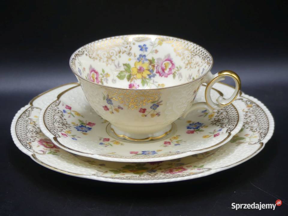 Komplet śniadaniowy Sorau Żary piękne ucho 1928 Poznań