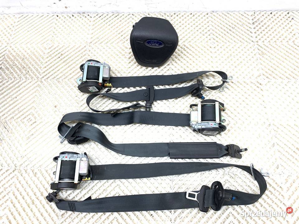 KOKPIT PODUSZKI PASY KOMPLET FORD TRANSIT