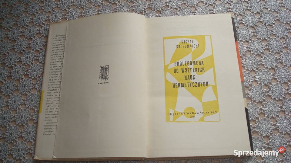 Prolegomena do wszelkich nauk hermetycznych Kruszwica