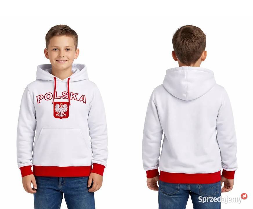 Bluza Kibica Polski Polska Kaptur zamek Haft Kraków sprzedam
