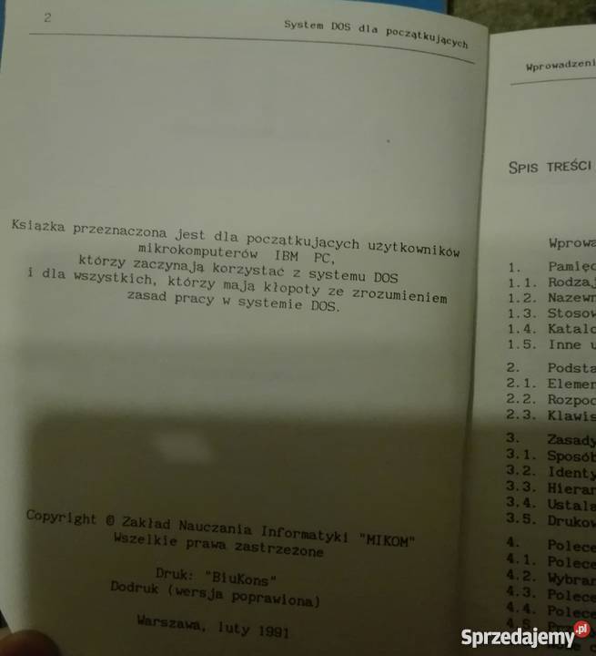 WITOLD SIKORSKI 3 książeki komputer dos terminy informatyka, internet mazowieckie Warszawa sprzedam