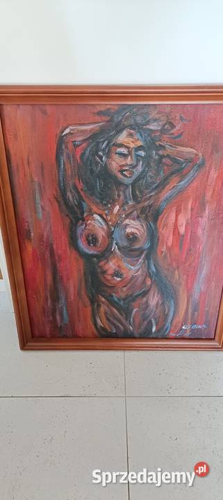 Piękny obraz Namiętność w czerwieni