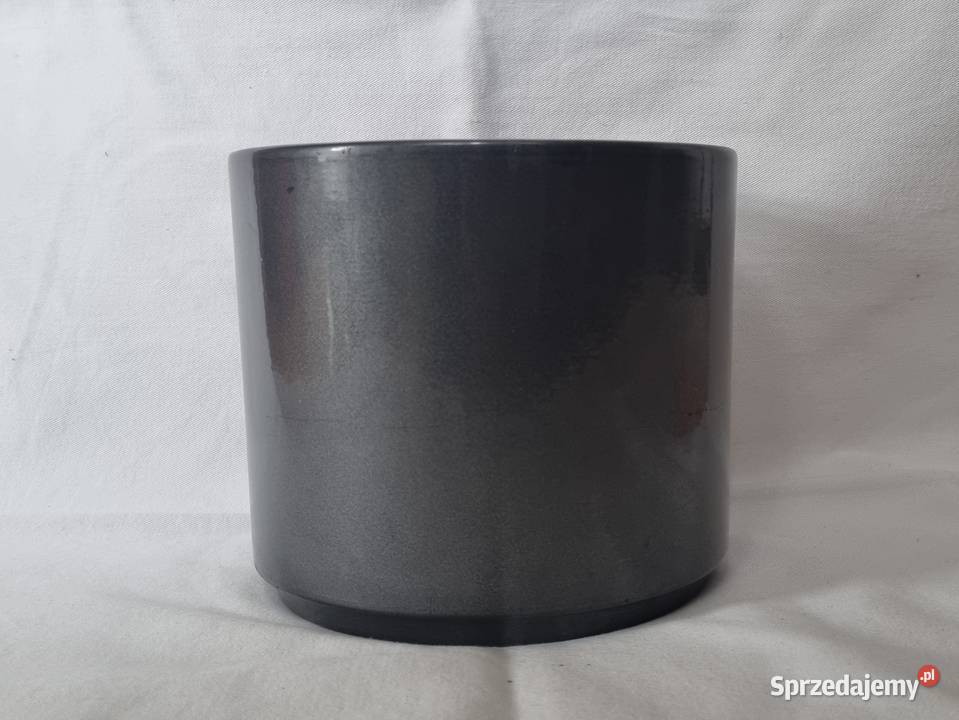 Duża ceramiczna osłonkadonica w grafitowym mazowieckie Warszawa