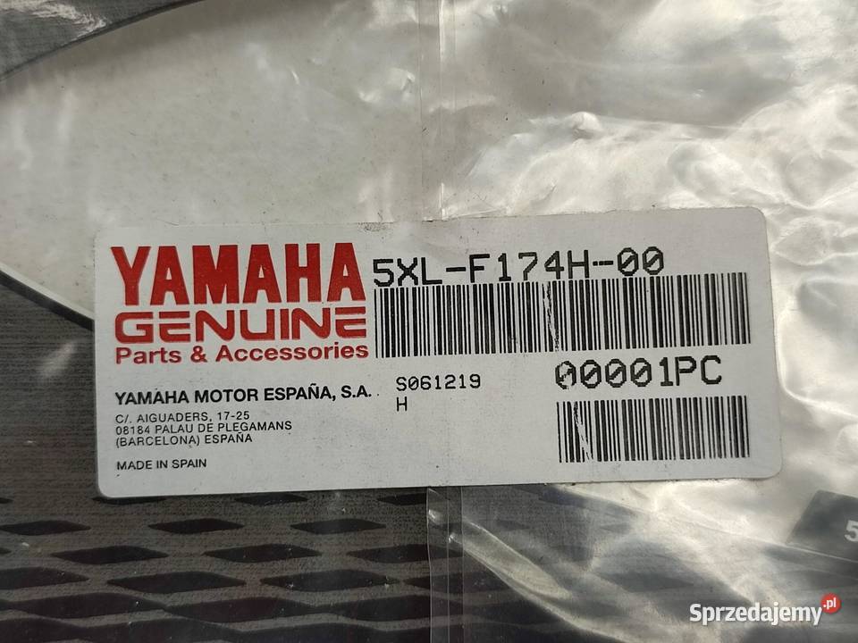 NAKLEJKA NA PRAWY BOCZEK YAMAHA YP 125E 2005