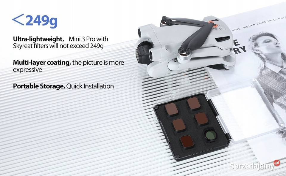 Zestaw filtrów Skyreat filtr ND Mini 3 Pro filtr Pyzdry
