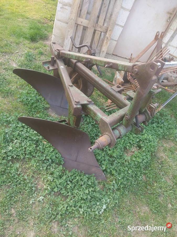 Pług 2 skibowy Unia grudziądz nieuszkodzony Blizne