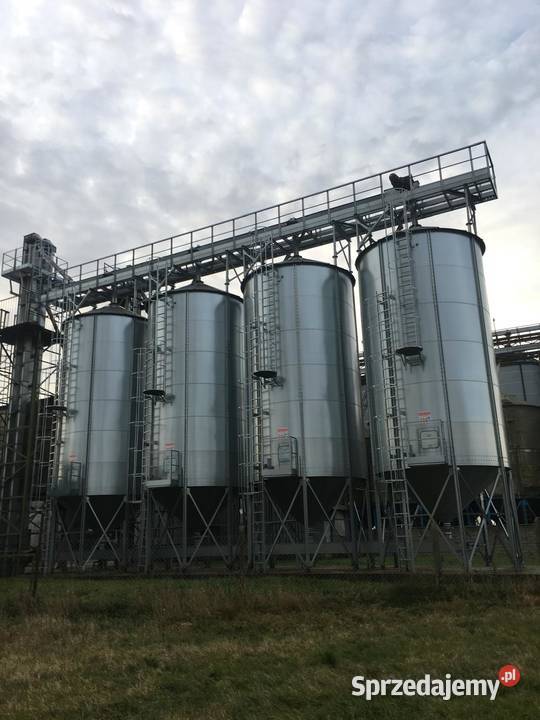 NOWY Silos zbożowy lejowy 194 t montaż 2025 Suwałki