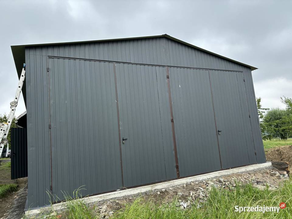 Duży Garaż BlaszanyWIATA HALA GRAFITMagazyn Łęczyca