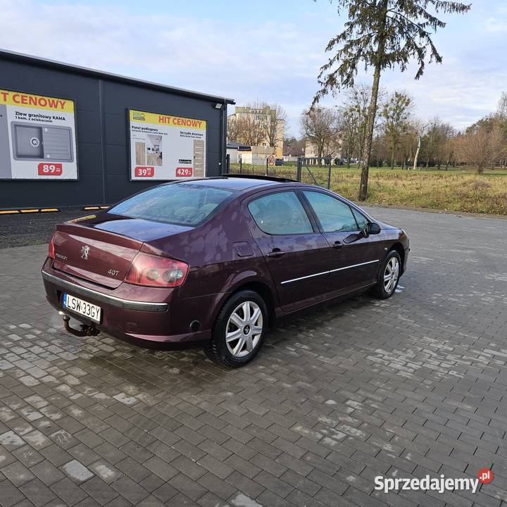Peugeot 407 18 LPG czujnik deszczu Brzeziny sprzedam